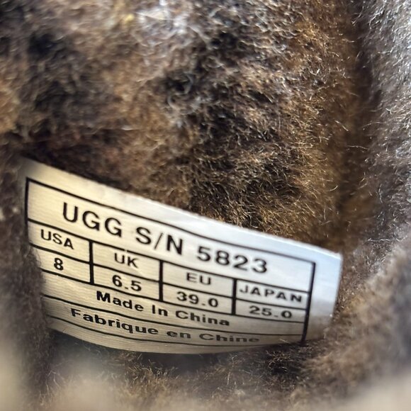 Metallic Brown Tall UGG Boots, Women's Size 8 - Picture 7 of 9